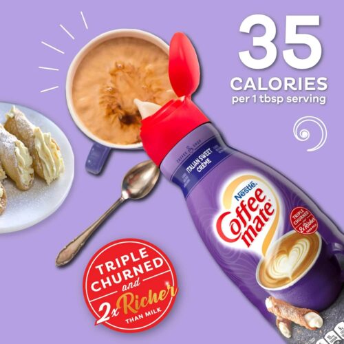 Coffee mate – Italian Sweet Creme Liquid Coffee Creamer, 32 fl oz (946ml)