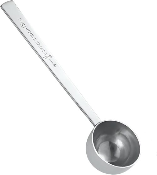 15ML Measuring Spoon – Stainless Steel Long Handle Scoop for Coffee, Tea, Sugar & Powder