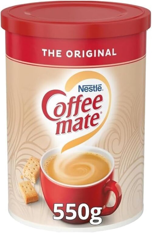 Coffee Whitener Bundle Containing Nestle Coffee Mate Original 550g | Creamy and Delicious Coffee Creamer | Everyday Nutritions Food | Available for Hampers | Snackify Foods (1 Tub x 550g)