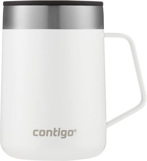 Contigo Streeterville Desk Mug Insulated Coffee Thermal Mug with Stainless Steel Handle