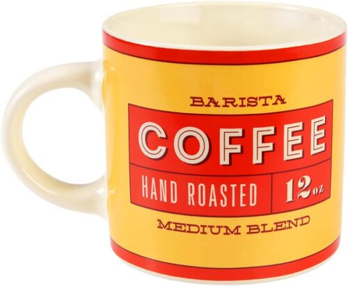 Rex London Barista Vintage Ceramic Coffee Mug