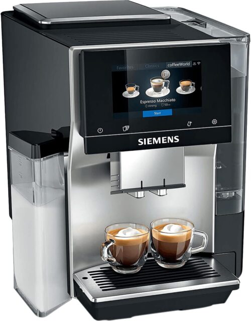 SIEMENS TQ703GB7 EQ700 Home Connect Bean to Cup Fully Automatic Freestanding Coffee Machine – Inox Silver