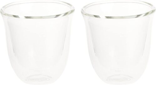 De’Longhi DLSC310 double-walled espresso glass set of 2, 2 pieces (pack of 1)