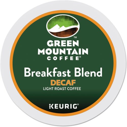 Green Mountain Coffee Decaf Breakfast Blend, 24-Count K-Cups for Keurig Brewers