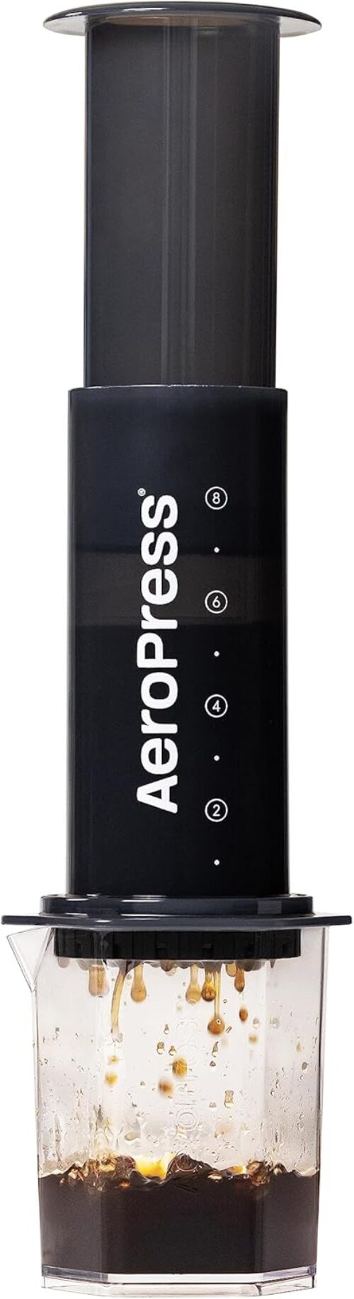 AeroPress XL Coffee Press – 3 in 1 brew method combines French Press, Pourover, Espresso. Full bodied, smooth coffee without grit or bitterness. Small portable coffee maker for camping & travel
