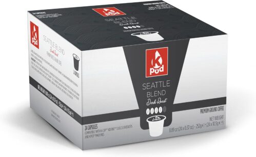 KPod Coffee Pods, Compatible with Keurig, K-Cup (48 Pods, Seattle Blend)