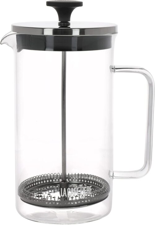 La Cafetière All-Glass French Press Coffee Maker Cafetière, 8 Cup