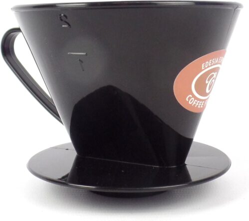 Black Plastic Coffee Filter Cone (2)