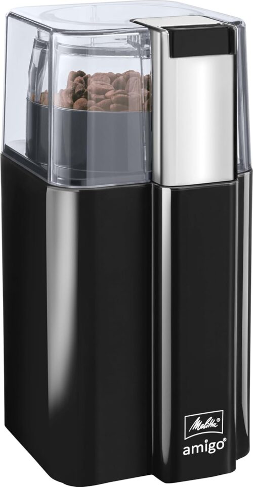 Melitta 1029-01 amigo Coffee Grinder, 60g Capacity, Stainless Steel Blades, For Fresh Coffee