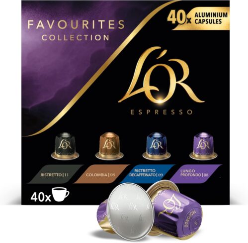 L’OR Espresso Favourites Variety Box Coffee Pods x40
