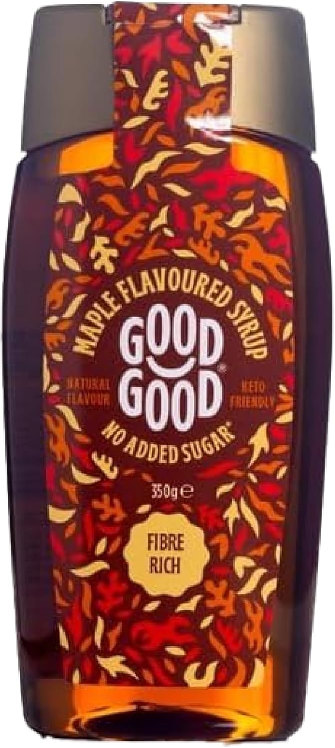 GOOD GOOD Sweet Like Syrup - Maple Syrup - 1 Pack - Keto Friendly - Low Carb - No Added Sugar (350g)