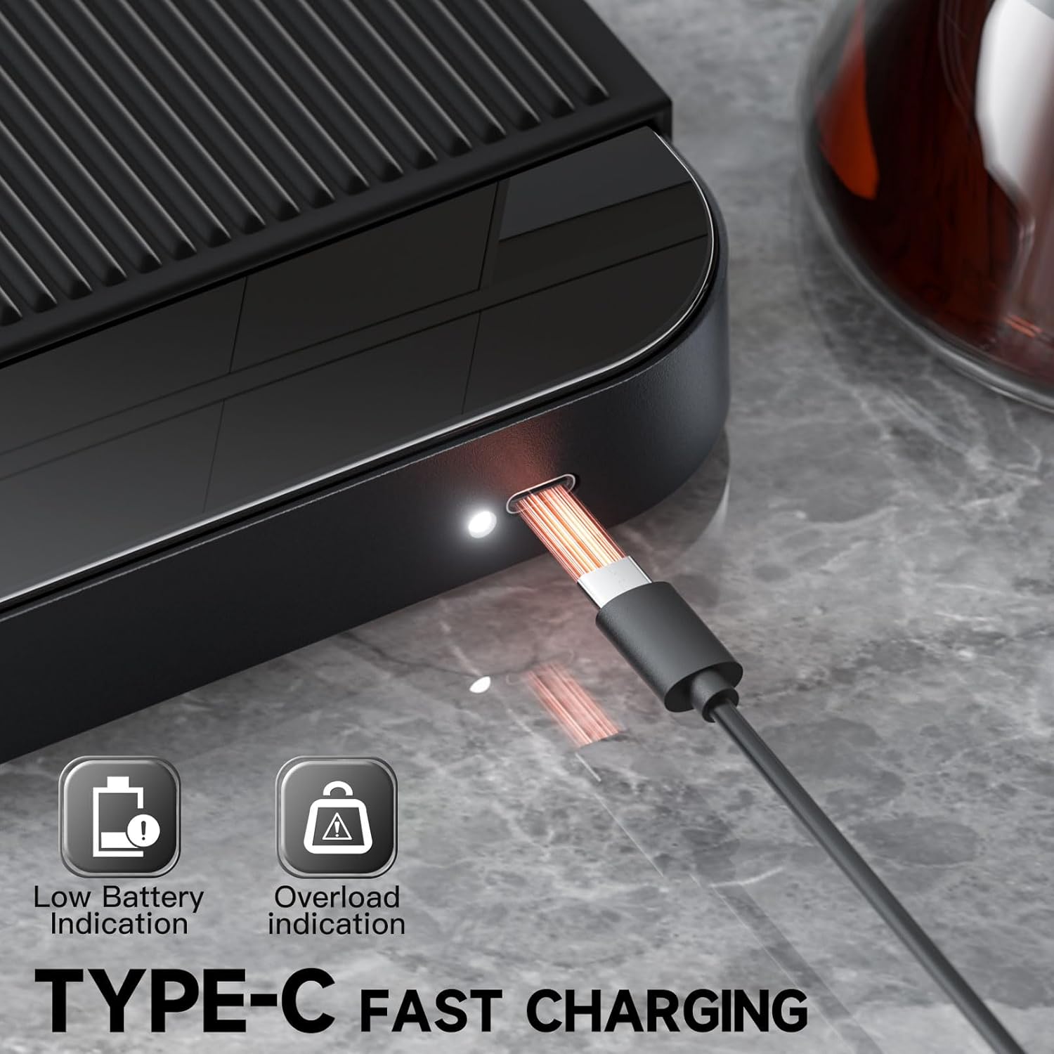 CHICLEW Rechargeable Coffee Scale with Timer, 3kg/0.1g Espresso Scale for Pour-Over Coffee, 3 Modes 6 Units Precision Scale for Barista Tool, Portable Digital Kitchen Scale with Gravity Sensor - Image 6