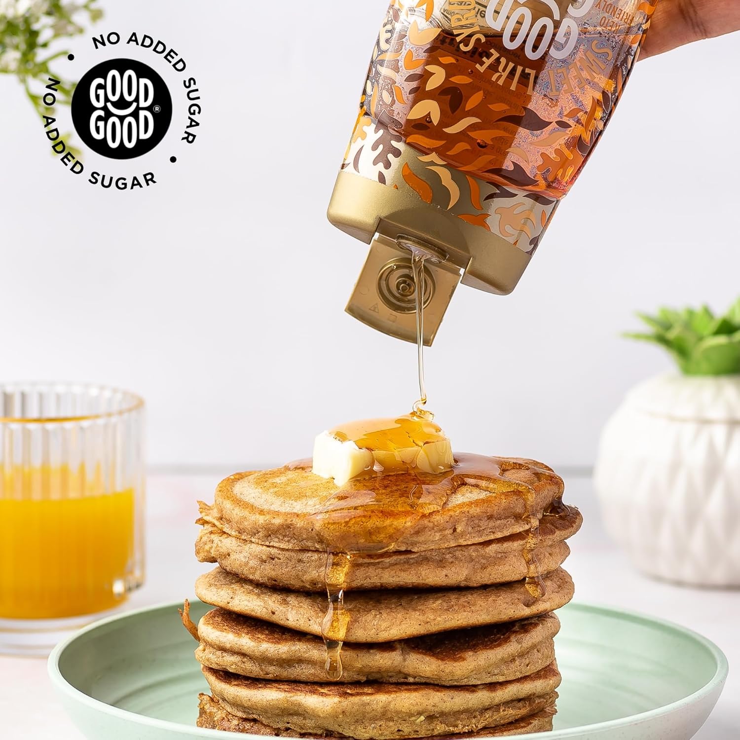 GOOD GOOD Sweet Like Syrup - Maple Syrup - 1 Pack - Keto Friendly - Low Carb - No Added Sugar (350g) - Image 3