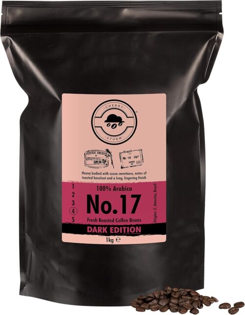 Cherry Storm – No. 17 (Dark Edition) – Espresso Coffee Beans – 1kg – 100% Arabica