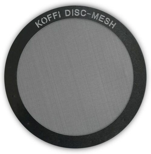 KOFFI ® DISC – Metal Filter for AeroPress – Reusable – Stainless Steel Ultra Fine Mesh Disk – for Better Tasting Coffee